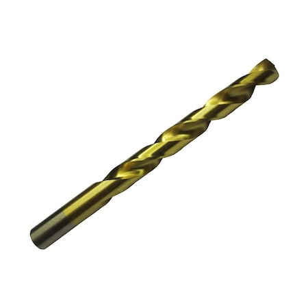 #6 Tin Coated Jobber Length Drill Bit